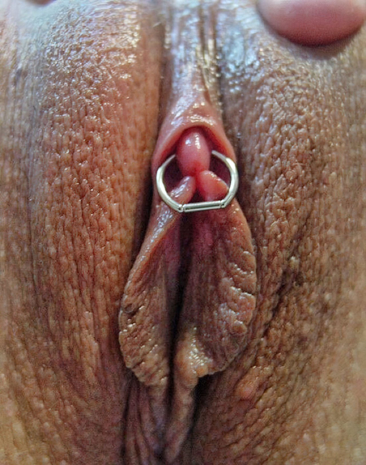 Ebony clitoris ring